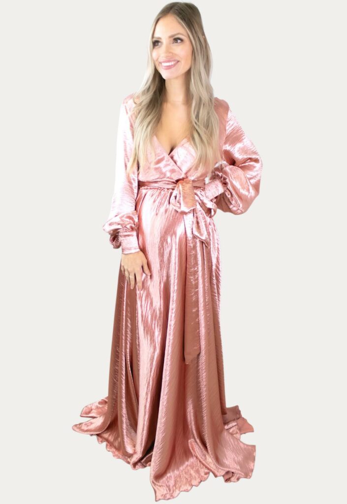Shimmer-Maternity-Maxi-in-Pink1-705x1024
